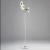 Cerámica esmaltada blanca _ White glazed ceramic Diámetro 13cm, altura 15cm. Peso 0,600kg _ Diameter 13cm, height 15cm. Weight 0,600kg Lámpara Gota, E27 220-240v (50).jpg